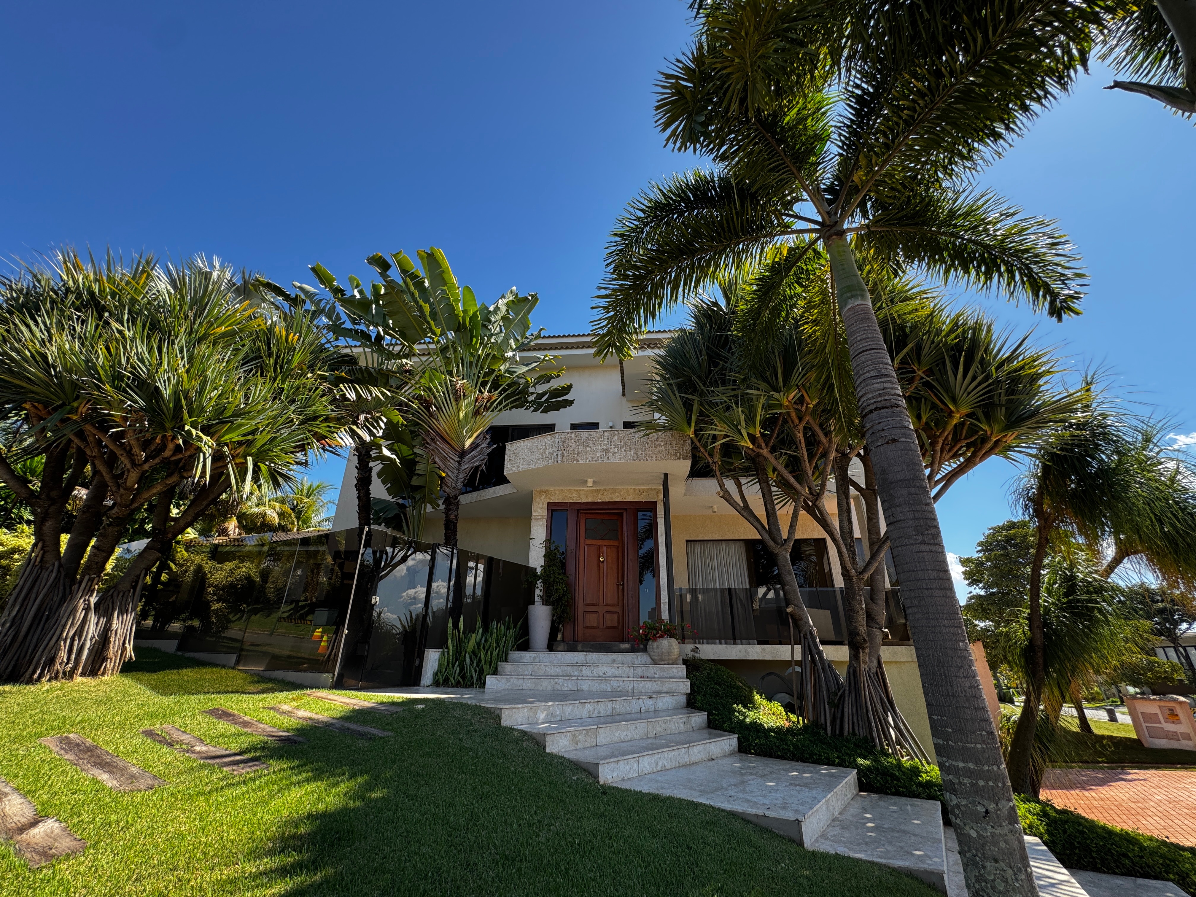 Vista da entrada principal